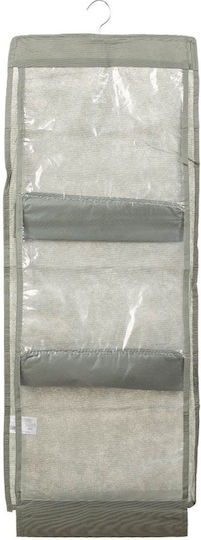 Plastic Hanging Storage Case for Bags in Gray Color 35x90cm 1pcs