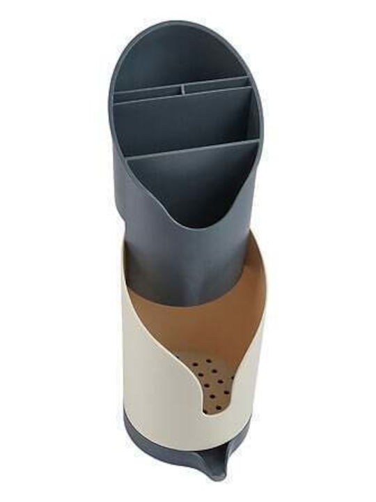 5Five Cutlery Drainer Plastic Beige 12.8x11x20.2cm