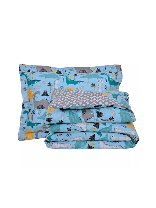 Das Home Σετ Μονά 4928 Blue, Grey 170x260cm