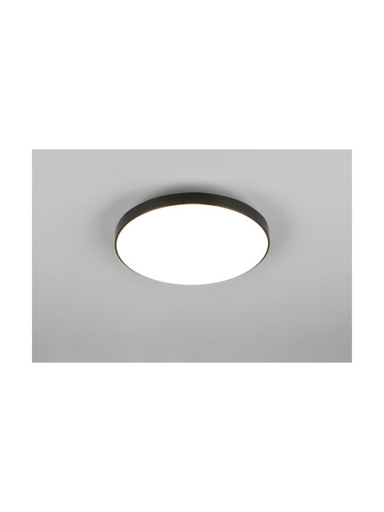 Trio Lighting Ceiling Mount Light Bathroom Black