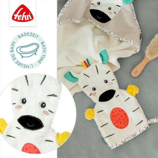 Fehn Baby-Badehandschuh Weiß 1Stück