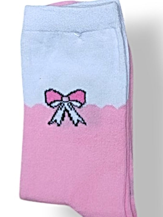 Babydom Șosete pentru Copii Grey, Pink, White 3 Perechi