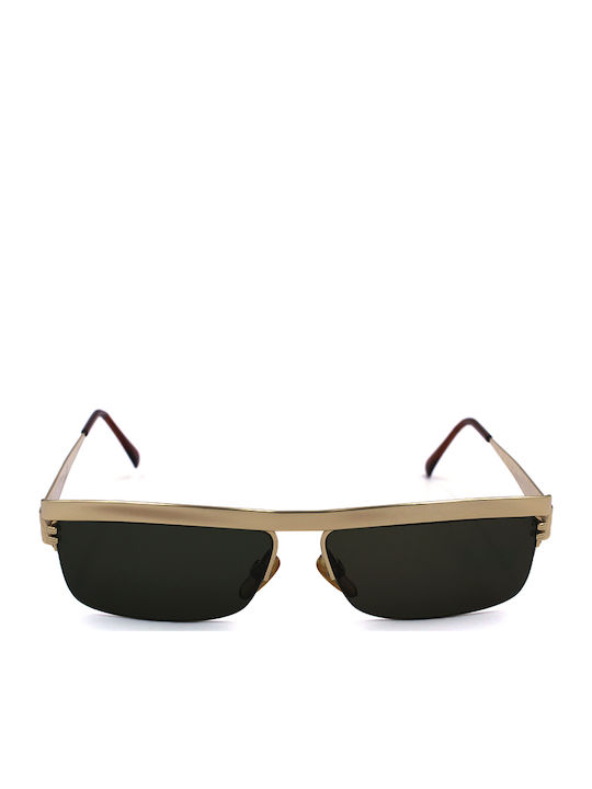 Oliver Peoples Unisex Γυαλιά Ηλίου με Χρυσό Μεταλλικό Σκελετό και Πράσινο Φακό OV1811 9031