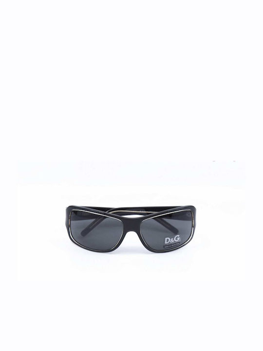 Dolce & Gabbana Unisex Γυαλιά Ηλίου με Μαύρο Κοκκάλινο Σκελετό και Γκρι Φακό DG3011 79287