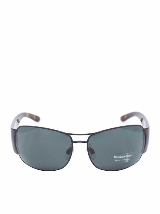 Ralph Lauren Sunglasses Brown with Metal Frame & Green Lens Ralph Lauren Sunglasses Brown with Metal Frame & Green Lens