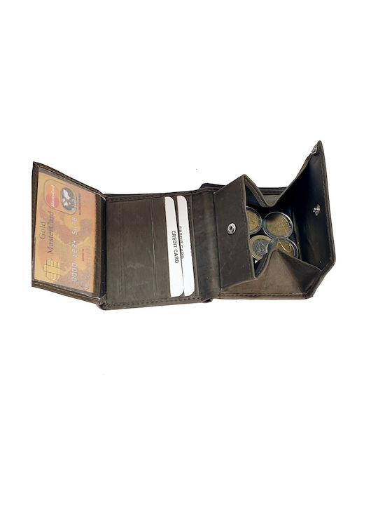 Men's Leather Wallet with RFID Brown