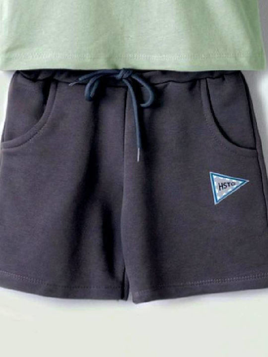 Kids' Set with Shorts Summer 2pcs Khaki