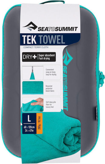 Sea to Summit Πετσέτα Microfiber Προσώπου Μπλε 120x60εκ.