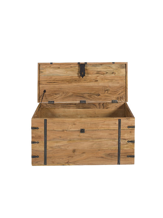 Artekko Wooden Decorative Trunks Set Brown 2pcs