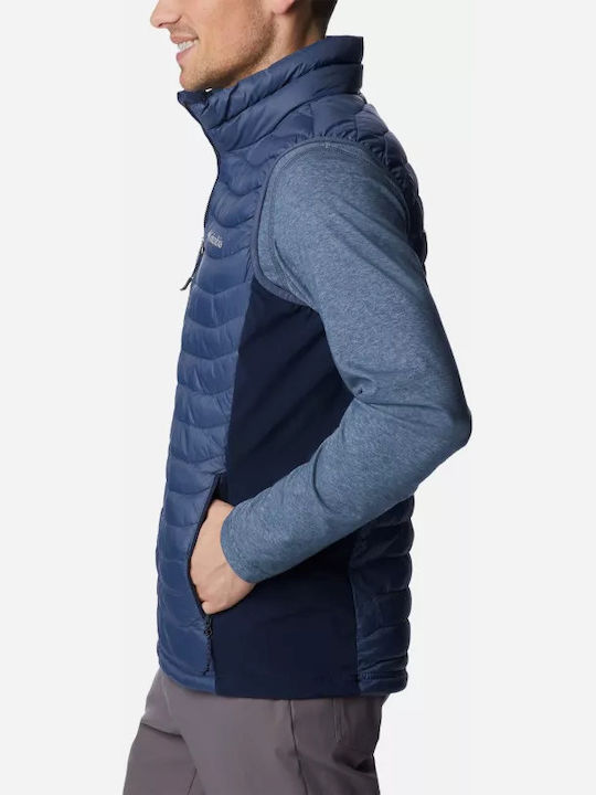 Pass Hybrid Sleeveless Jacket Navy