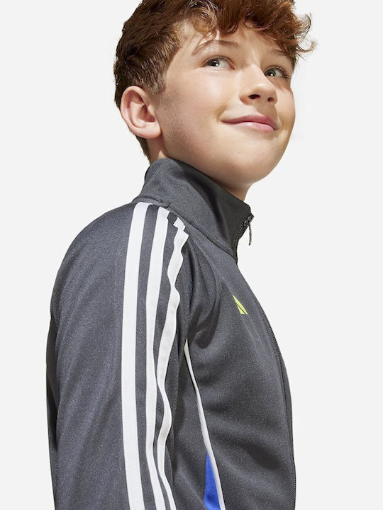 Athletic Kids Cardigan Gray Messi