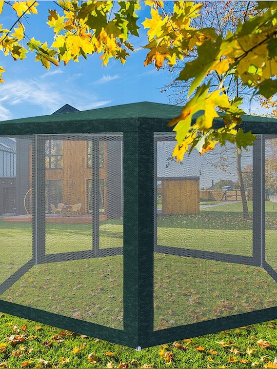 Gazebo Pliabil De Grădină Verde 1.95x2.5m