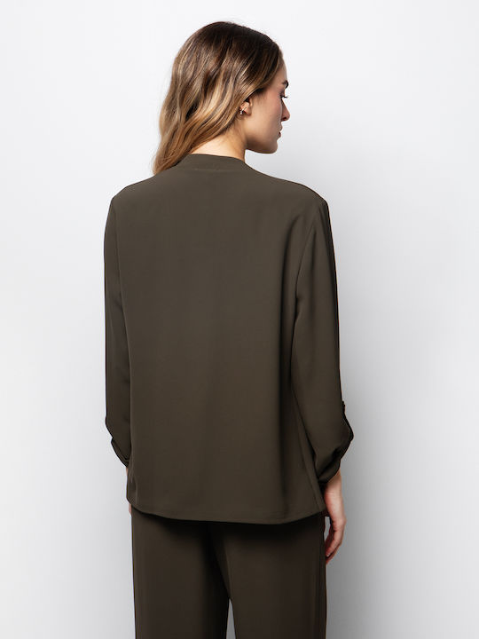 Toi&Moi Blazer pentru femei Sacou Kaki