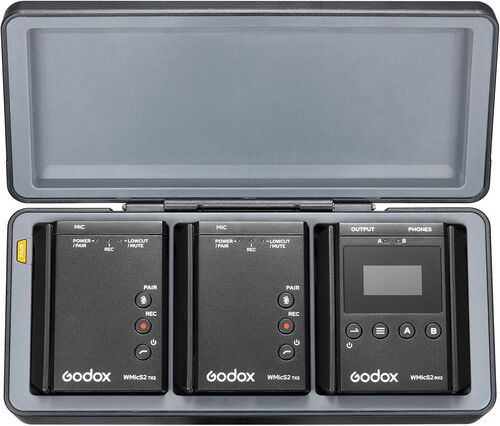 Godox WMicS2 Μικροφώνου Compact 2-Person Wireless Microphone System