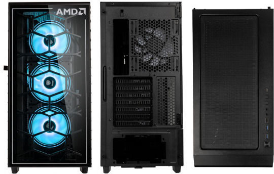 Kolink Observatory Y AMD SE - ARGB Gaming Midi Tower Κουτί Υπολογιστή με Πλαϊνό Παράθυρο Μαύρο