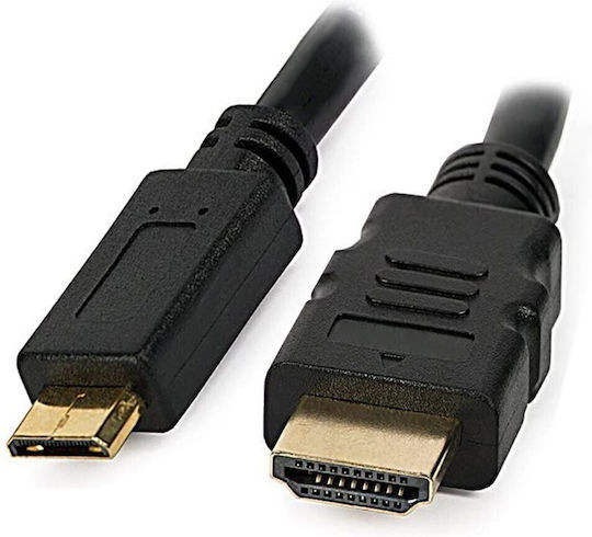 Techly HDMI 1.4 High Speed 1080p 120Hz Cable HDMI Male - Mini HDMI Male 1.8m Black