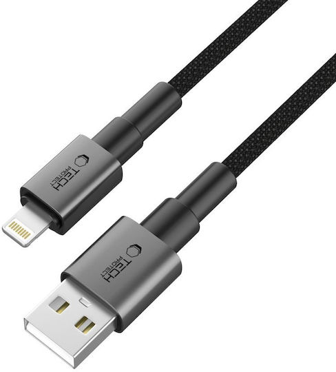 Tech-Protect Ultraboost USB-A to Lightning Cable 15W Γκρι 2m