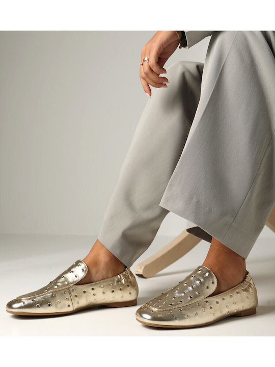 Дамски Loafers в Златист Цвят