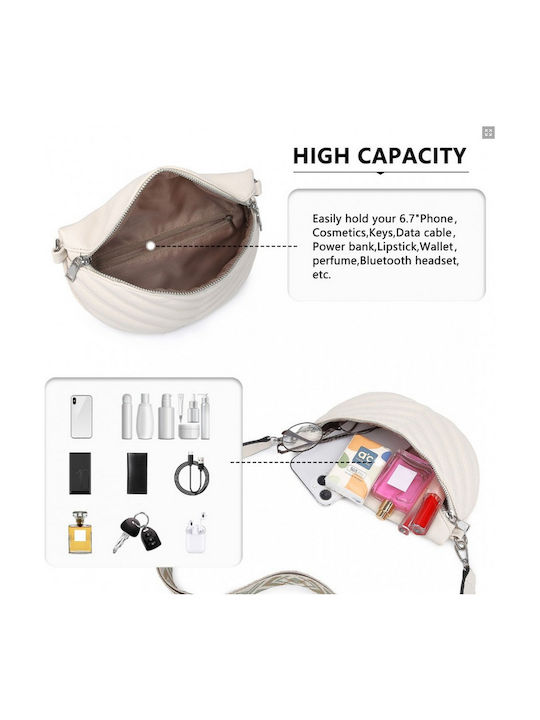 Damentasche Crossbody Beigefarbene