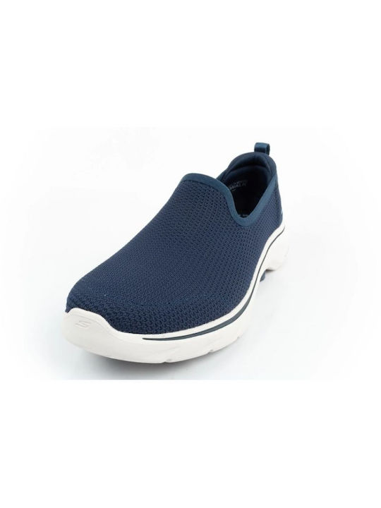 Go Walk Women's Canvas Slip-Ons Navy Blue