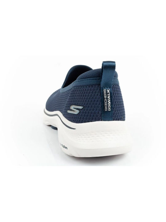 Go Walk Women's Canvas Slip-Ons Navy Blue