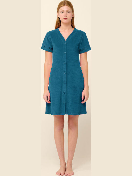 Vamp Damen Mini Kleid Strand Rot