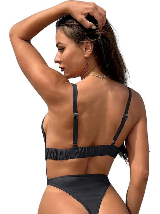 Badeanzug Black