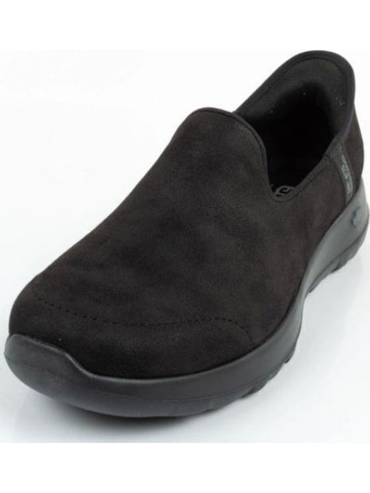 Go Walk Joy Women's Canvas Slip-Ons Black