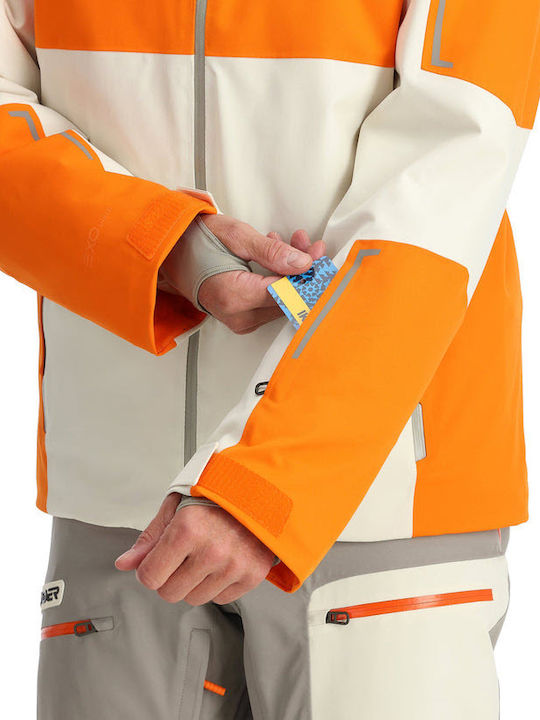 Spyder 38SA075404_OSH Männer Jacke aus für Ski & Snowboard Orange