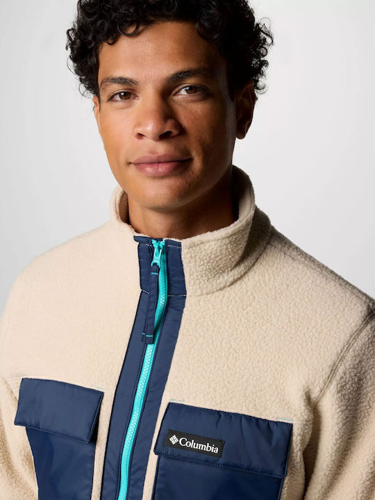 Ανδρική Ζακέτα Fleece Ancient Fossil/collegiate Navy