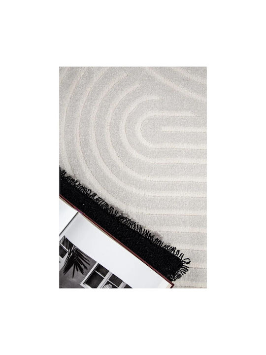 Royal Carpet Organic 565 Teppich Rechteckig Synthetisch,Polyester/Cotton/Leather Cream