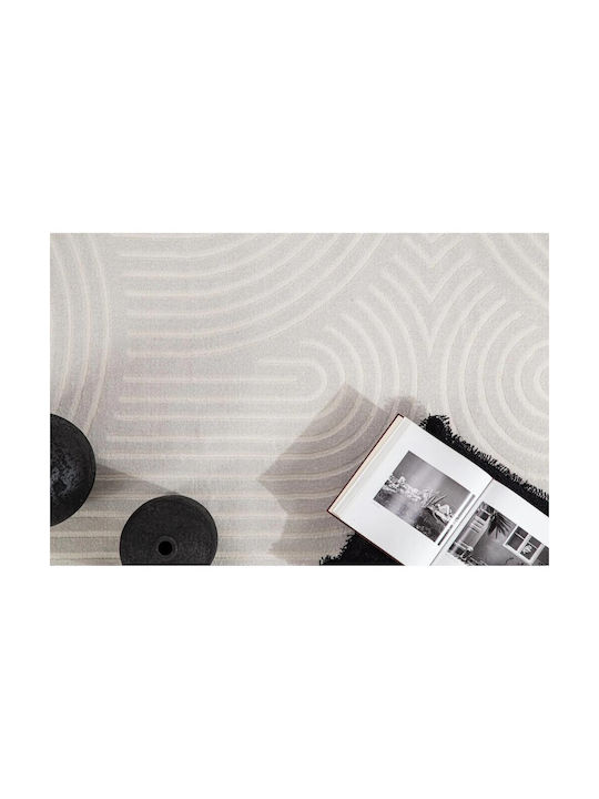 Royal Carpet Organic 565 Teppich Rechteckig Synthetisch,Polyester/Cotton/Leather Cream