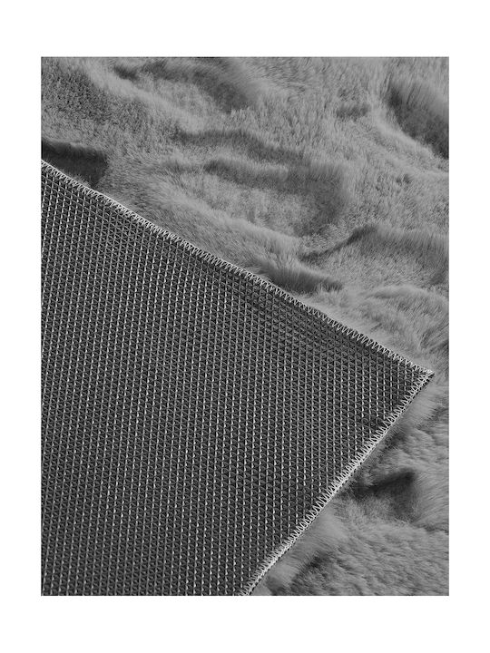 Madi Glacial Αντιολισθητικό Χαλί Ορθογώνιο Grey 133x190cm