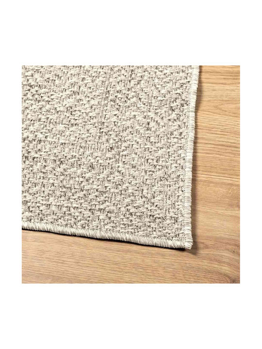 vidaXL Zizur Rug Outdoor Rectangular from Jute Cream