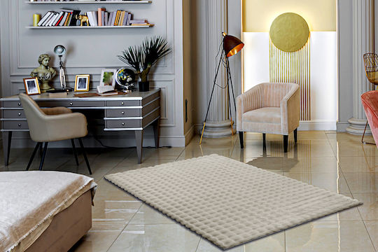 Saray Home Bubbles Αντιολισθητικό Χαλί Ορθογώνιο Γούνινο Βιζόν 200x290cm