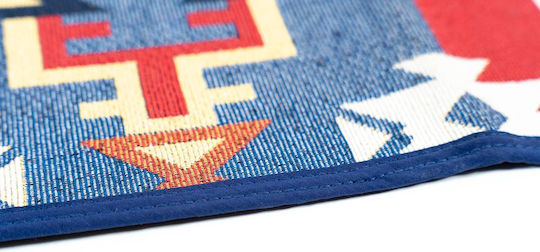 Sdim Kilim 001 Teppich Rechteckig Synthetisch,Polyester/Cotton/Leather 001