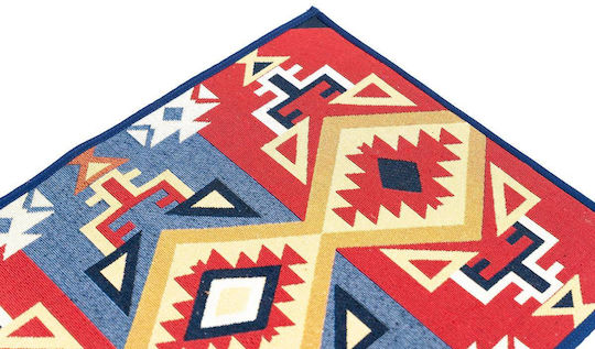Sdim Kilim 001 Teppich Rechteckig Synthetisch,Polyester/Cotton/Leather 001