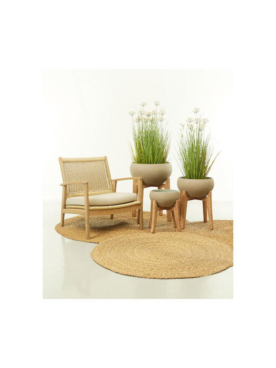 InTheBox Seagrass Teppich Rechteckig Synthetisch,Polyester/Cotton/Leather Natural
