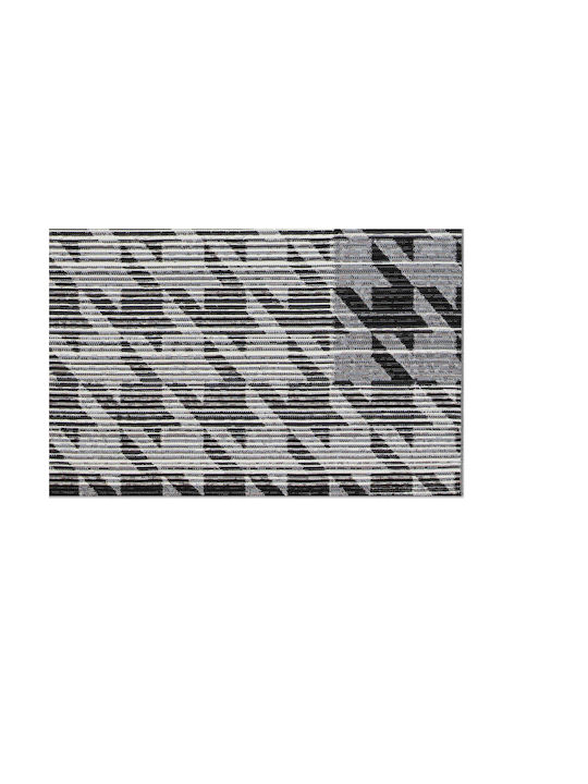Tzikas Carpets Capri Anti-slip Rug Rectangular Summer Black-white