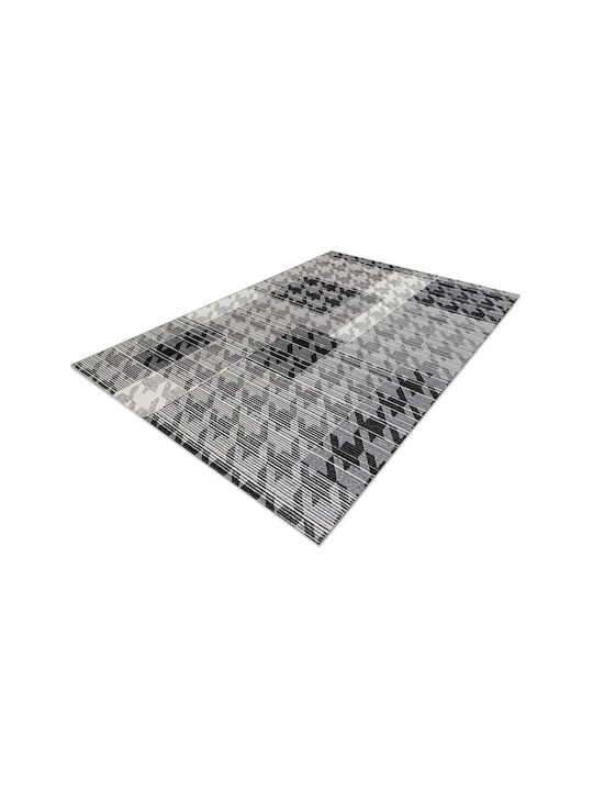Tzikas Carpets Capri Anti-slip Rug Rectangular Summer Black-white