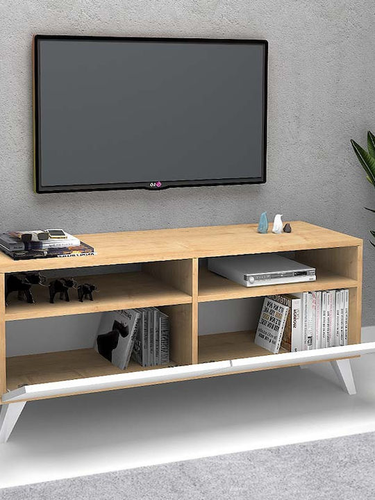 TV Stand Encoy Sonoma - White L120xD35xH50cm