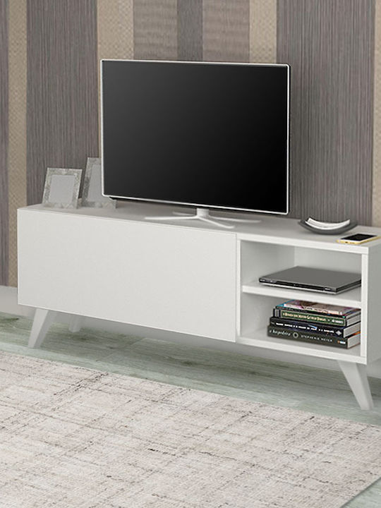 TV Stand Space White L120xD35xH42cm