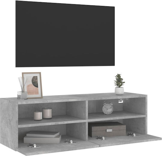 TV Stand Gray 100x30x30cm
