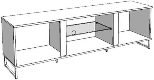 TV-Ständer Sardinia Schwarz M170.5xT42xH54cm