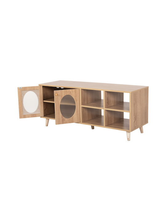 TV-Ständer Rillion Melamin In Sonama M40xP50xH120cm