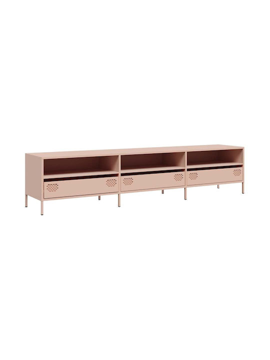 TV Stand Metal Pink L202xW39xH43.5cm