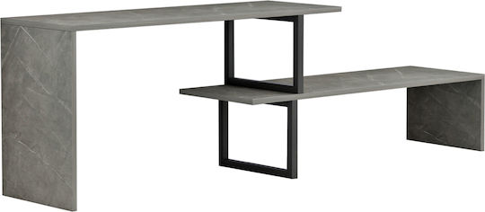 TV Cabinet Supplement Fb98892.11 Melamine Grey Stone Texture 160x30x45cm.