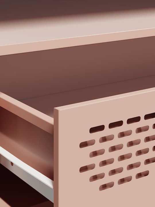 TV Stand Metal Pink L202xW39xH43.5cm