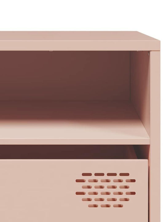 TV Stand Metal Pink L202xW39xH43.5cm