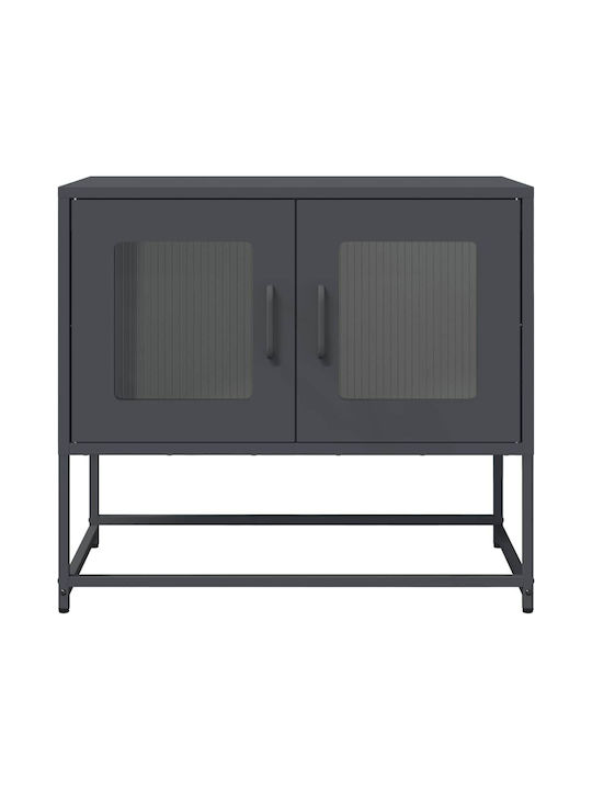 Metal TV Stand Anthracite M68xP39xH60.5cm